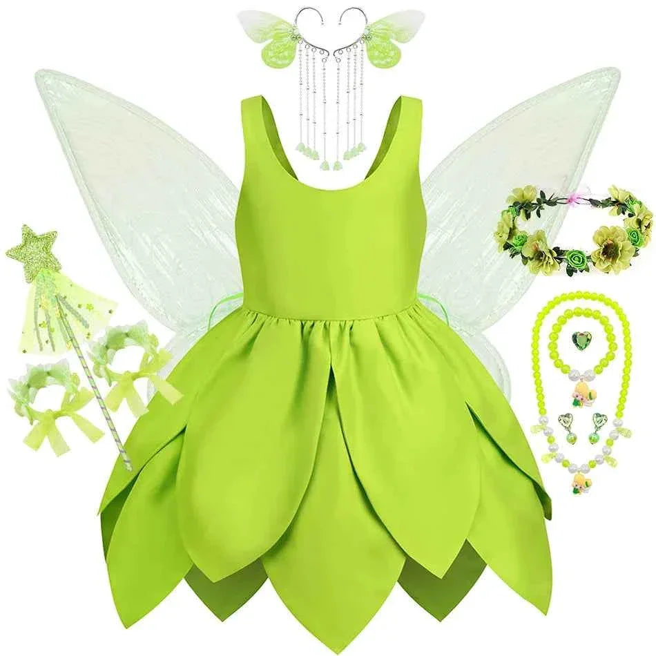 Baby Girl Fairy Dress Tinker Bell Inspired Costume - GONZALES ONLINE SHOP