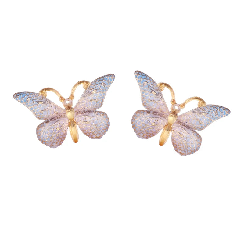 10PCS Butterfly Resin Charms Animal Drop Pendants Charms for Keychain Bracelet Jewelry Making Supplies Diy Hair Jewelry Flatback GONZALES ONLINE SHOP