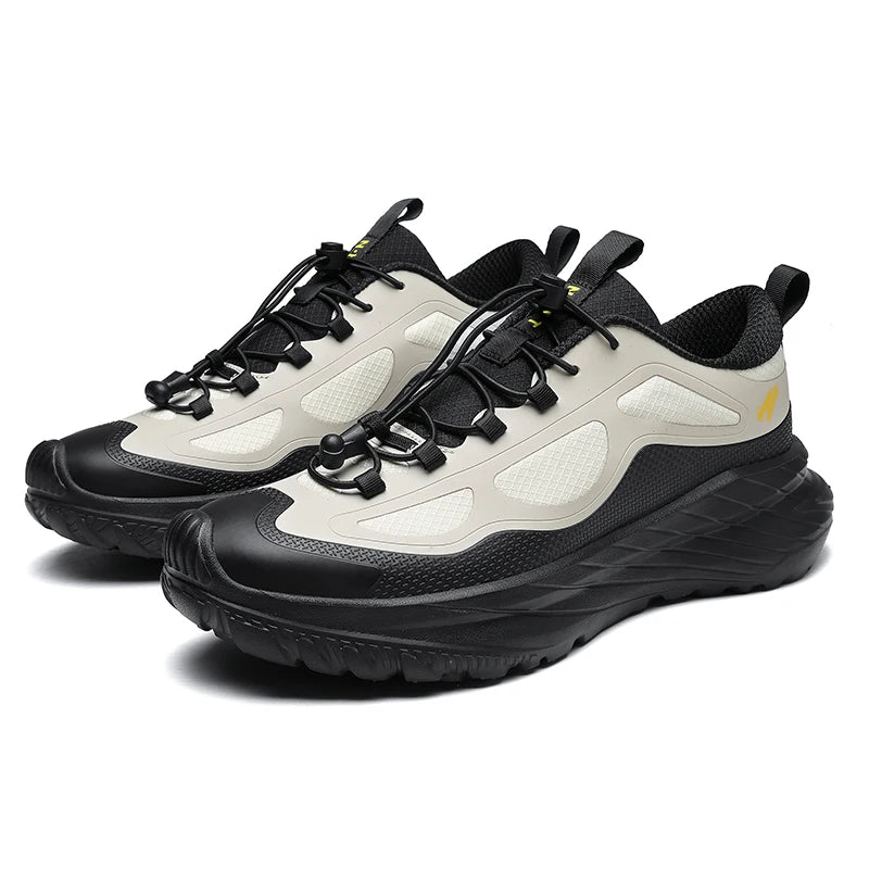 Men Hiking Shoes Waterproof Casual Walking Hiking Boots Outdoor Rubber Camping Trekking Non-Slip Women Mountain Walking Sneakers GONZALES ONLINE SHOP