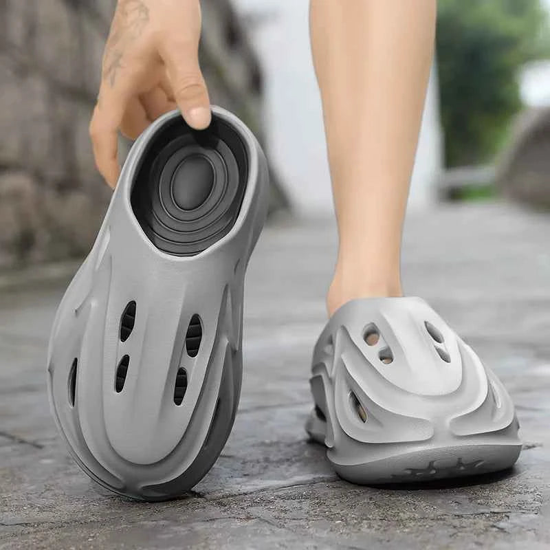Men's Toe-Toe Slippers for Summer, New Style Non-Slip, Wear-Resistant, Thick-Soled Beach Sports Sandals