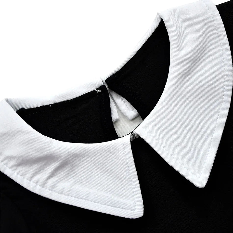 Little Girls Addams Dark Gothic Style GONZALES ONLINE SHOP