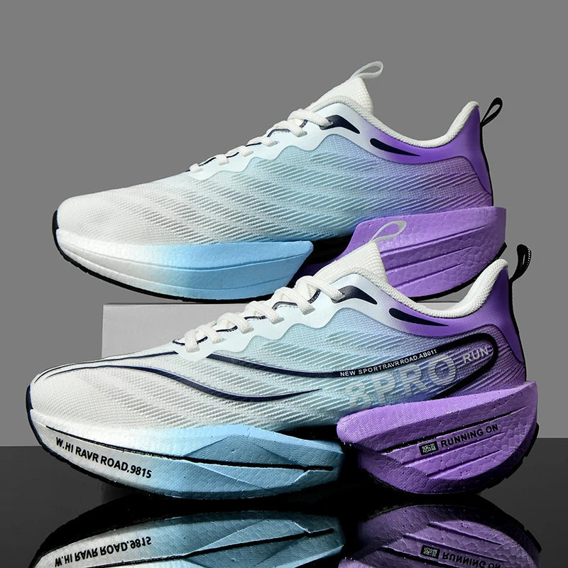 Men's Running Shoes Carbon Plate Racing Marathon Athletic Shoes Cushioned Comfortable Road Sneakers Teenage Training Shoes GONZALES ONLINE SHOP