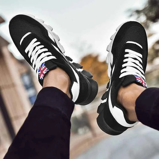 2025 New Men's Running Shoes Sneakers Breathable Casual Sneakers Anti-slip Vibration Comfortable Walking Men Shoes