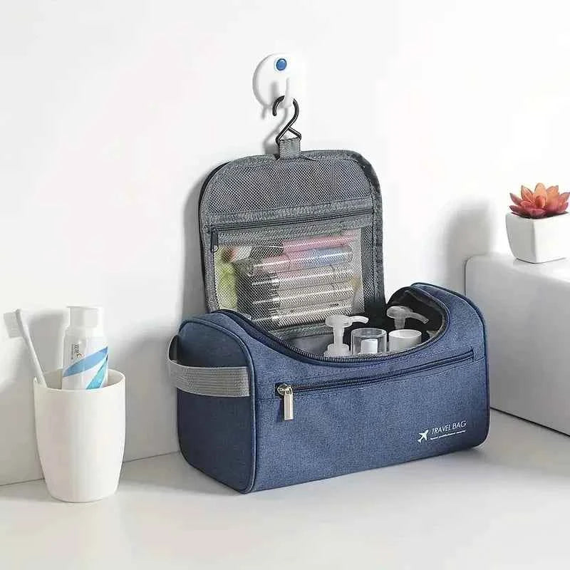 Leather Toiletry Bag for Men Women Dopp Kit Mens Hanging Toiletry Bag Travel Toiletry Bag for Traveling Large Cosmetic Bag for T