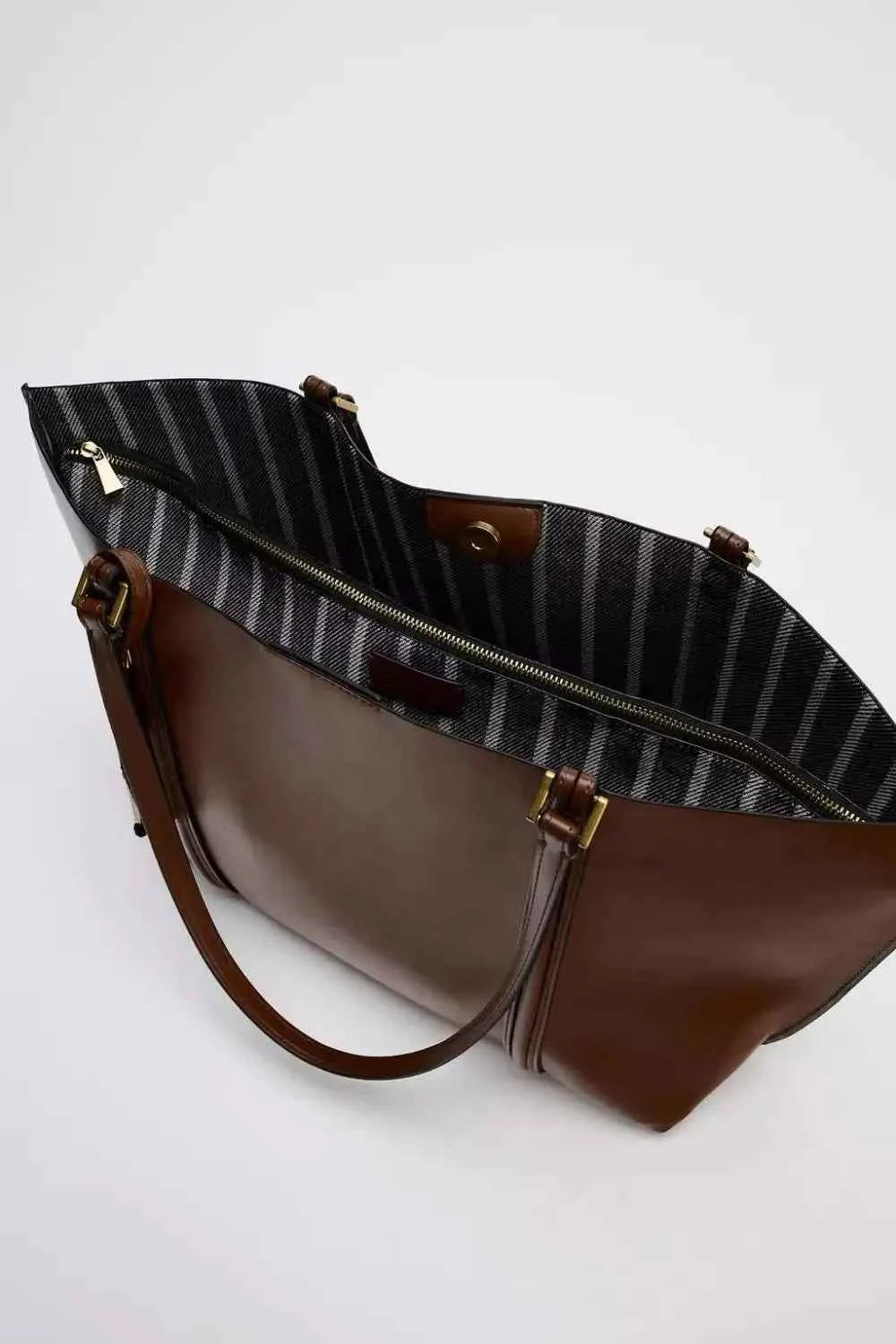 Fashion Minimalist Tote Bag Women Casual Leather Large Capacity Shoulder Bag Ladies High End Commute Shopping Underarm Bags 2025