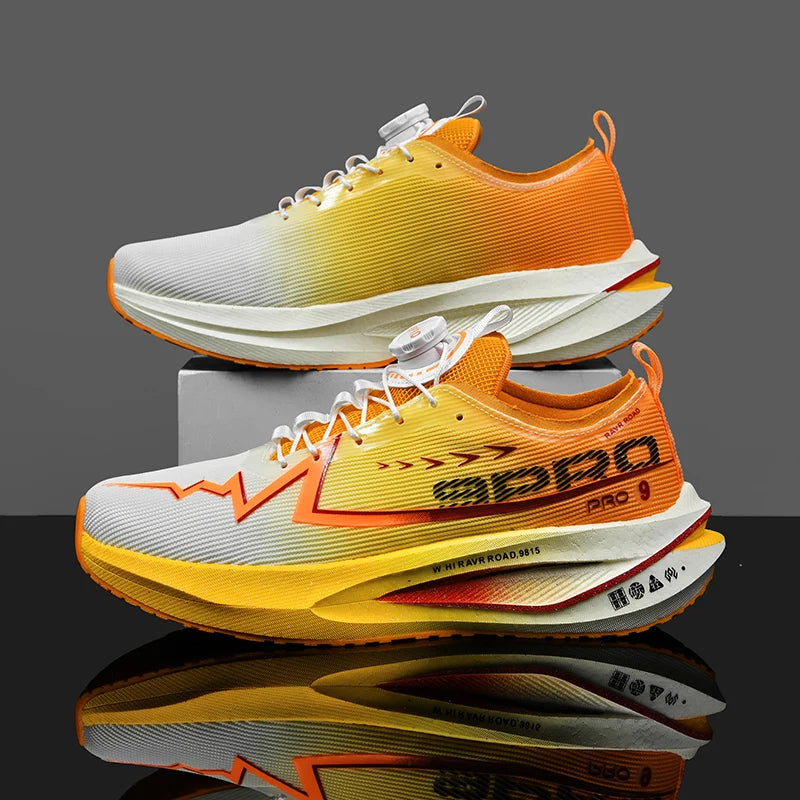 New Men's Running Shoes Breathable Outdoor Road Wear-Resistant Sport Sneakers Light Athletic Jogging Walking Shoes Fitness Shoes GONZALES ONLINE SHOP