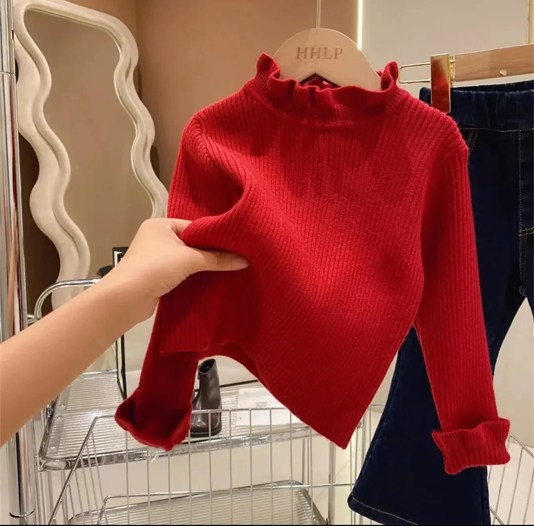 Children Baby Loose Sweater Knitted Autum Winter Baby Boy Girl Clothes Round Neck Kid Toddler Girl Boy Pullover Baby Outerwear GONZALES ONLINE SHOP