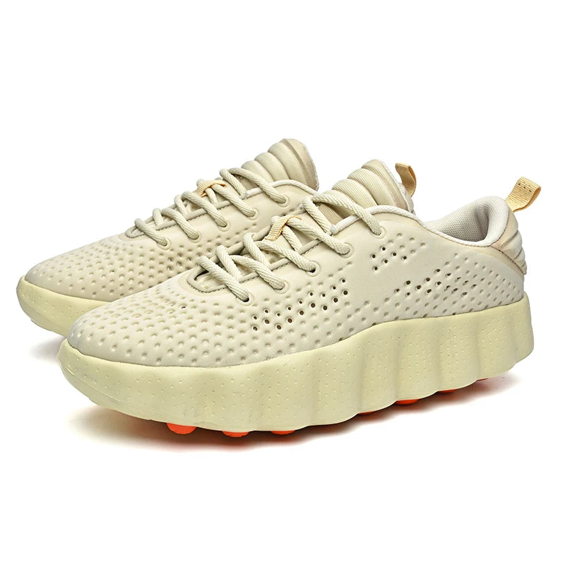 Men's Comfortable Casual Sneakers with Foot Sensing Massage Technology Women's Sports Breathable Lightweight Training Shoes GONZALES ONLINE SHOP