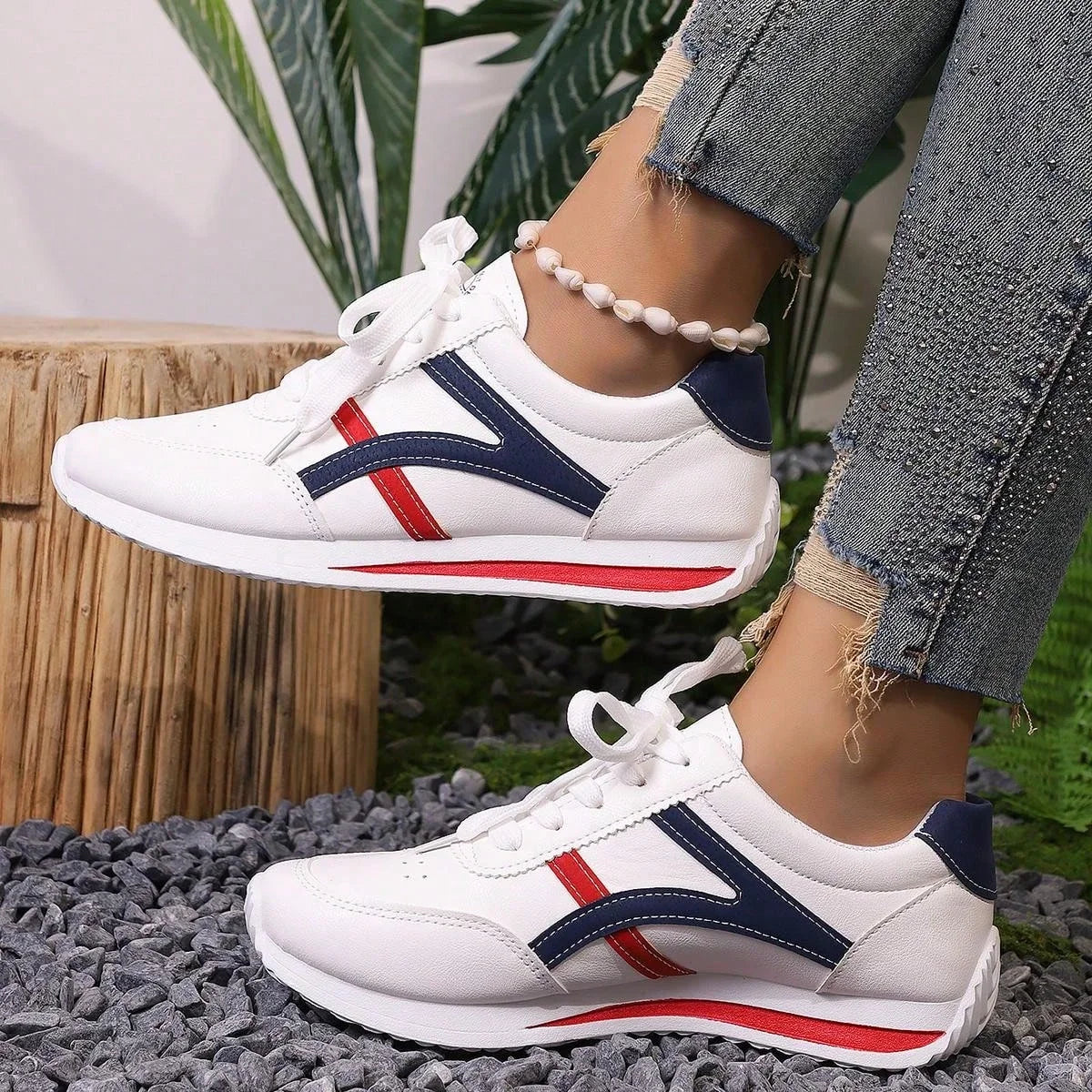 Sneakers Women New Sports Shoes Women's Small White Shoes Fashion Comfort Sneakers All-match Lightweight Casual Running Shoes GONZALES ONLINE SHOP