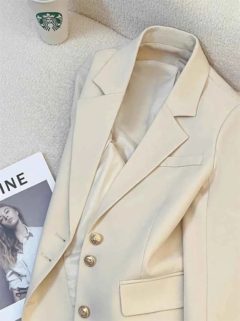 Women's Blazer Coat Spring Autumn Korean Version Leisure Ladies  Suit Jacket Design Sense Korean Version Female Suit Top