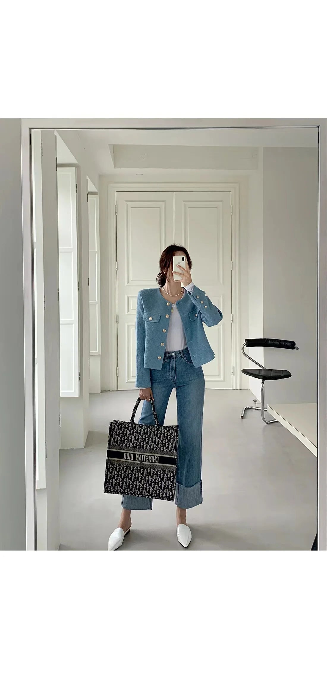 Korean Style Chic Women's Suit Jacket Autumn and Winter New French Style Elegant Short Coat Solid All-match Office Lady Suit Top GONZALES ONLINE SHOP