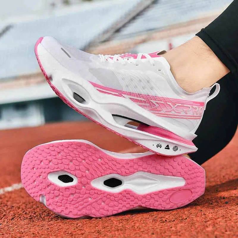 Sports Shoes for Men&Women Running Sneakers,Carbon Plate,Male Marathon Racing,Breathable Lightweight,Athletics Training Shoes