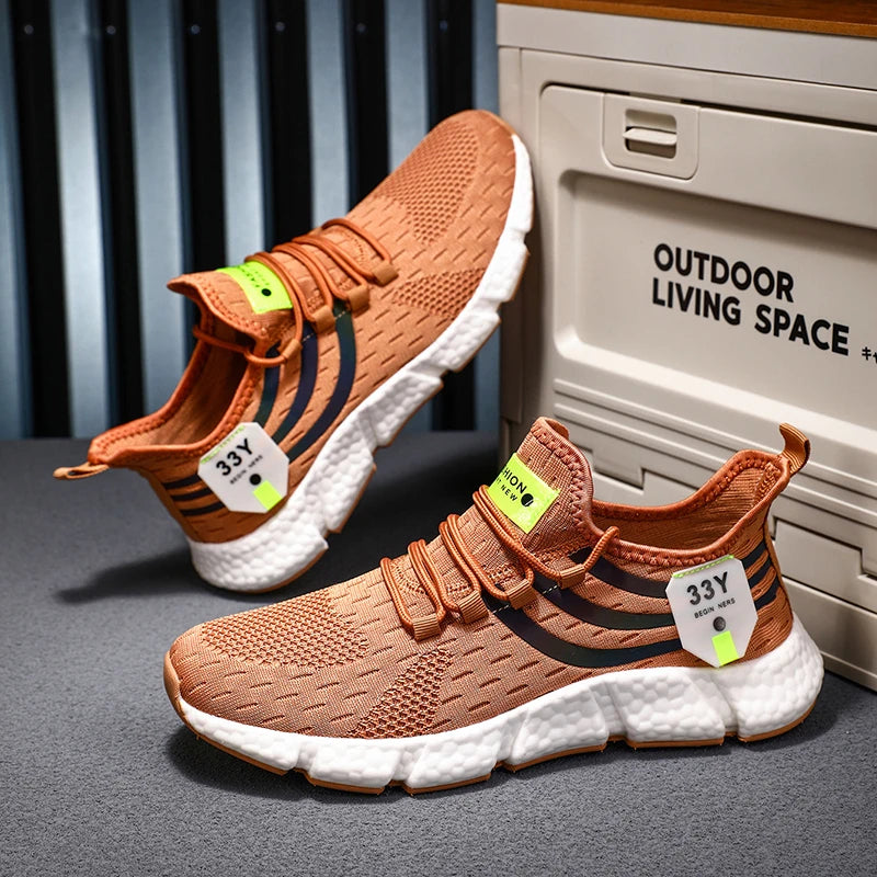 Men's Sneakers Breathable Running Shoes For Men Comfortable Classic Casual Shoes Men Tenis Masculino GONZALES ONLINE SHOP