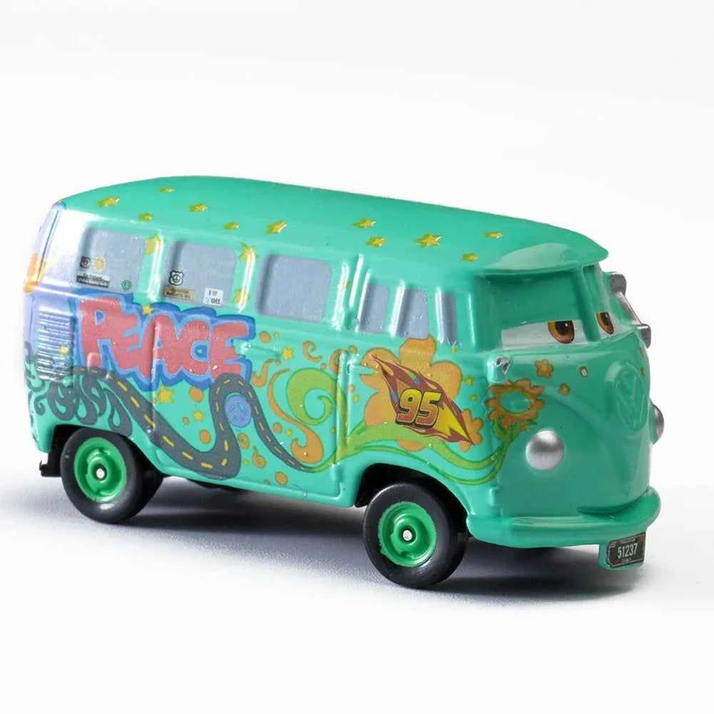 Cars Disney Pixar Cars Lightning McQueen Mater Jackson Storm The King Mater 1:55 Metal Alloy Car Toy Model Toys Children Gifts