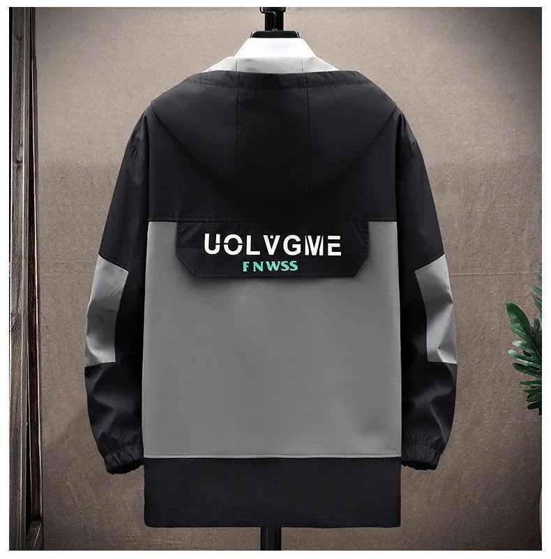 2024 Spring and Autumn New Fashion Trend Large Size Hooded Coat Men's Casual Loose Comfortable Windproof High Quality Jacket GONZALES ONLINE SHOP