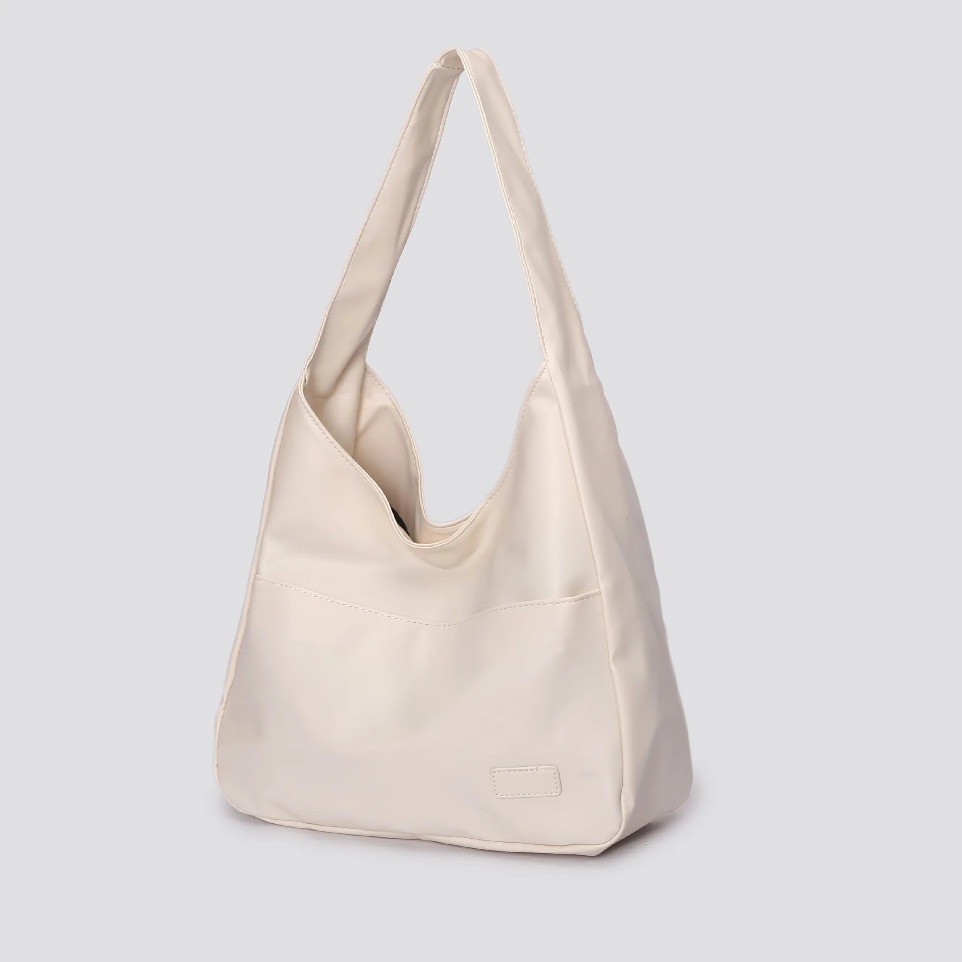 Large capacity tote bag, new black leather simple casual commuting women's bag, fashionable and versatile single shoulder bag GONZALES ONLINE SHOP