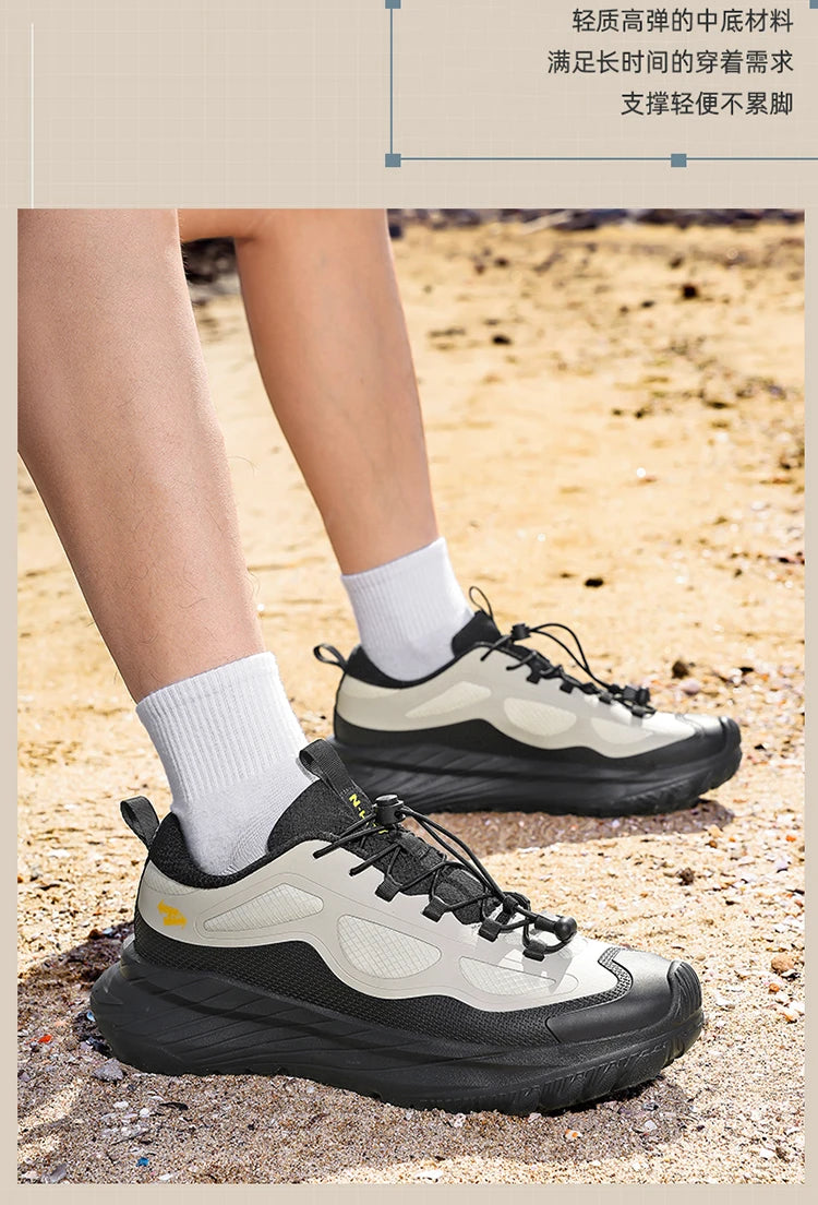 Men Hiking Shoes Waterproof Casual Walking Hiking Boots Outdoor Rubber Camping Trekking Non-Slip Women Mountain Walking Sneakers GONZALES ONLINE SHOP