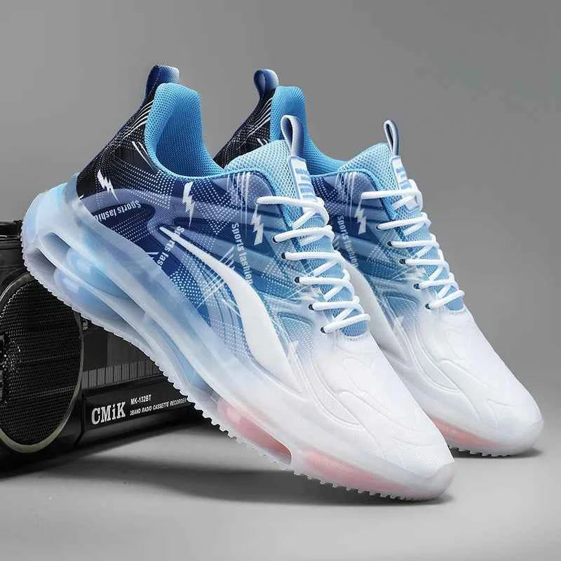 Men's Fashionable Basketball Shoes, with Air Cushioning, Comfortable and Non-Slip, Breathable and Shock-Absorbing, Suitable for Men's Outdoor Activities
