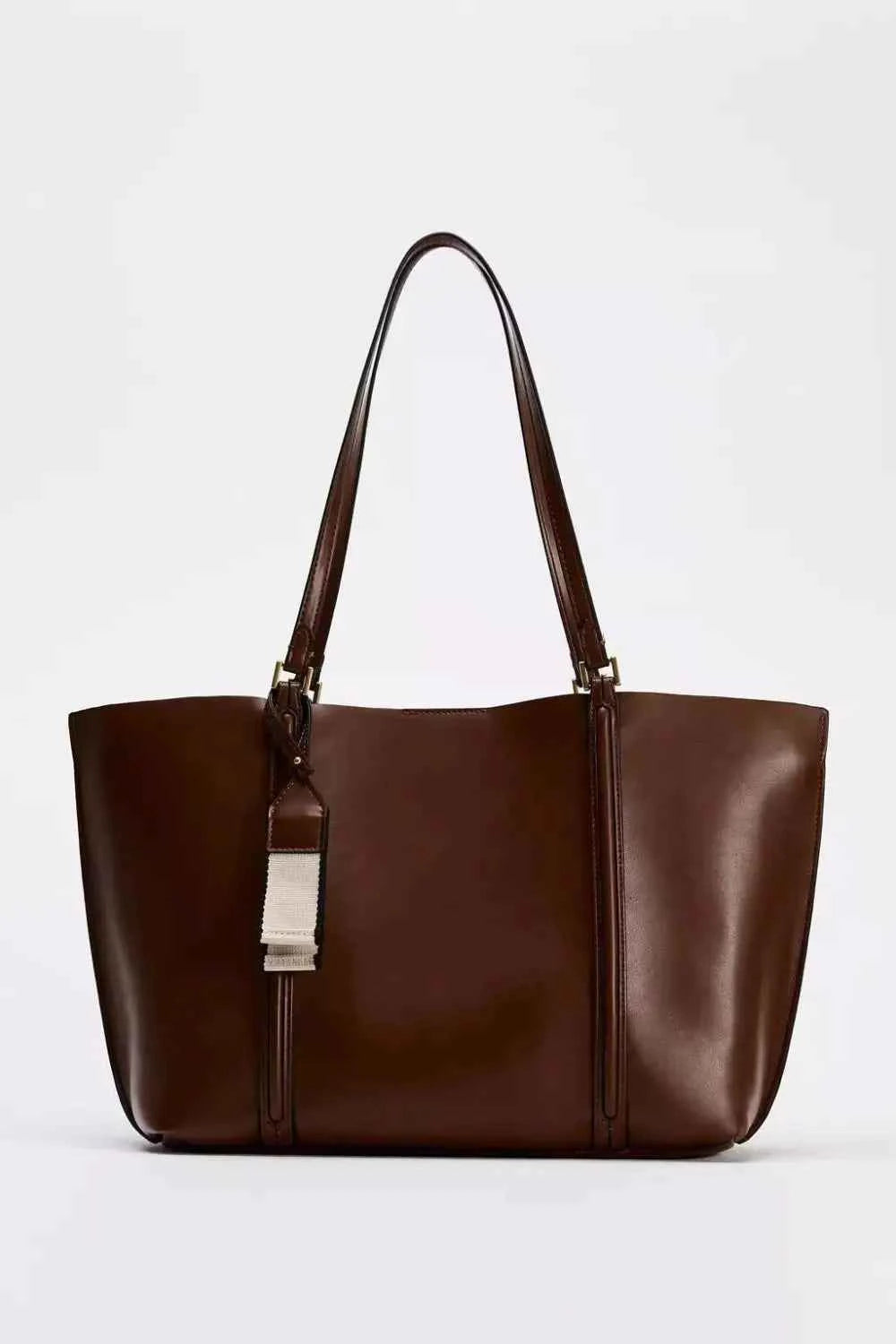 Fashion Minimalist Tote Bag Women Casual Leather Large Capacity Shoulder Bag Ladies High End Commute Shopping Underarm Bags 2025