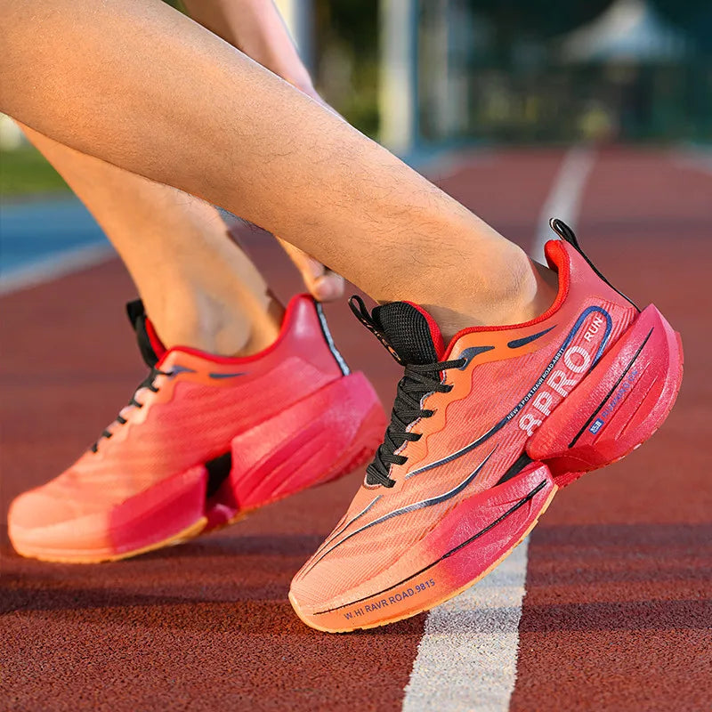 Men's Running Shoes Carbon Plate Racing Marathon Athletic Shoes Cushioned Comfortable Road Sneakers Teenage Training Shoes GONZALES ONLINE SHOP