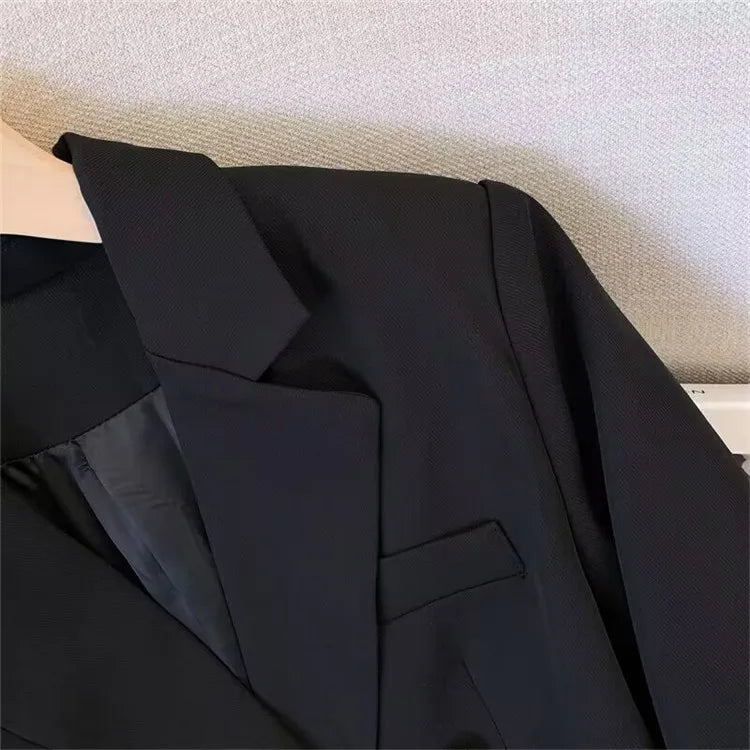 Women's Fashion Spring Autumn Jacket Chic Elegant Casual Sports Female Suit Coat Korean Jacket Women Blazers Outerwear pant GONZALES ONLINE SHOP