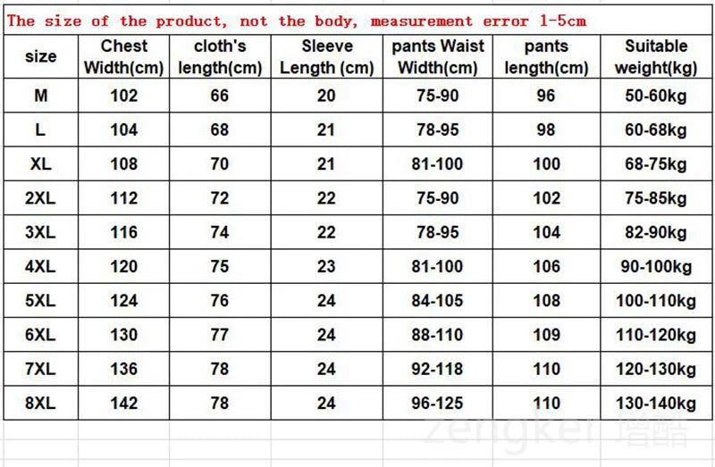 Plus size sports suit men's ice silk short sleeve T-shirt summer running speed dry two-piece set tracksuit men 8XL men clothing GONZALES ONLINE SHOP