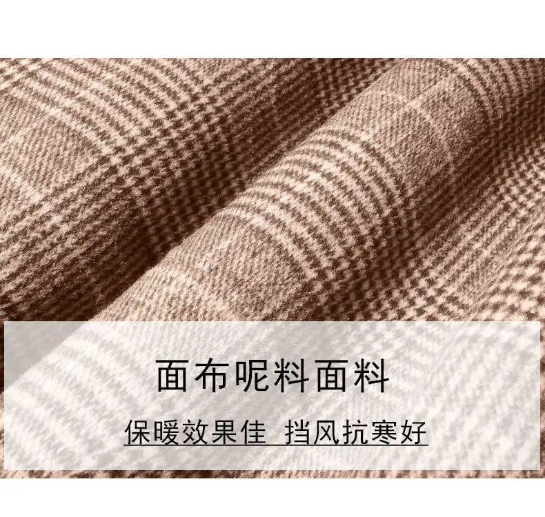 Coat Loose Women Woolen s Elegant Female Korean Chic Casual Long Fashion Warm Overcoat GONZALES ONLINE SHOP