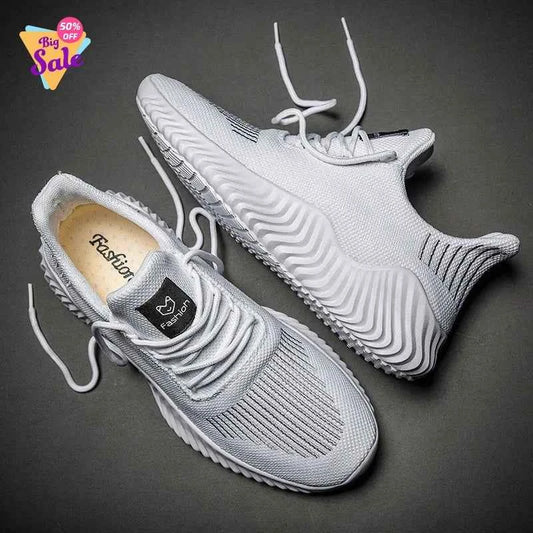 Shoes Men High Quality Male Sneakers Breathable White Fashion Gym Casual Light Walking Plus Size Footwear 2026