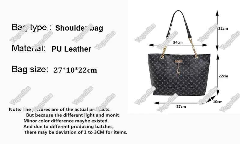 New Presbyopia Handbag Texture Soft Leather Large Capacity Tote Women Bag With Hanging Accessories Shoulder Bag