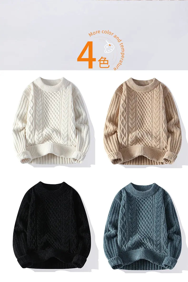 Sweaters men 2024 winter korean style mens warm sweater mens fashion sweaters autumn Men's wool pullovers male MY7116 GONZALES ONLINE SHOP