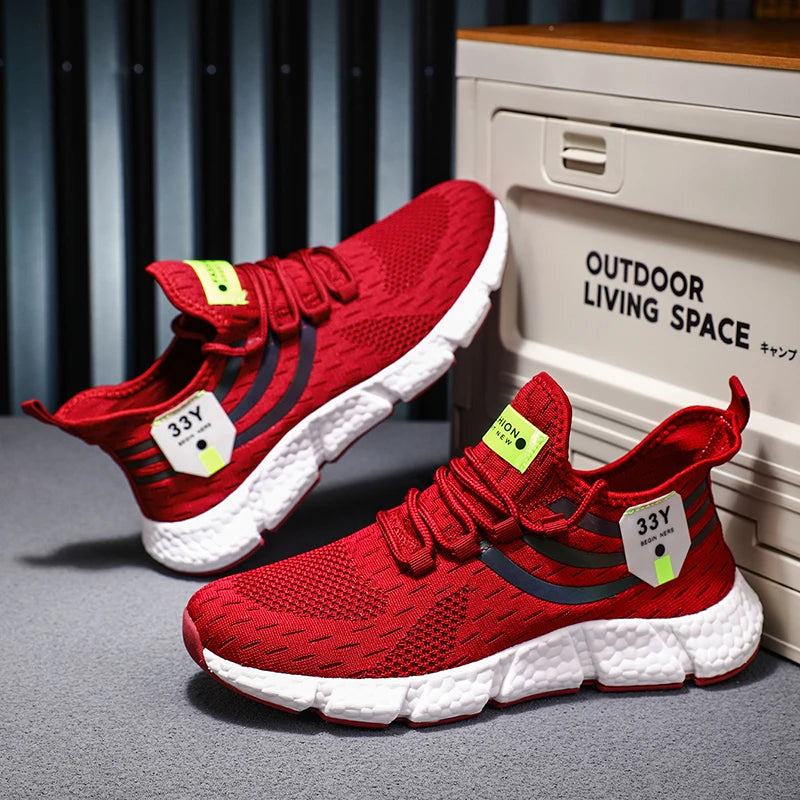 Men's Sneakers Breathable Running Shoes For Men Comfortable Classic Casual Shoes Men Tenis Masculino GONZALES ONLINE SHOP
