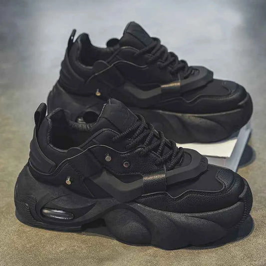 Shoes  Men High Quality Platform Sneaker Fashion High-top Leather Sports Men 2026 Thick-soled Casual Shoes Zapatillas Hombre
