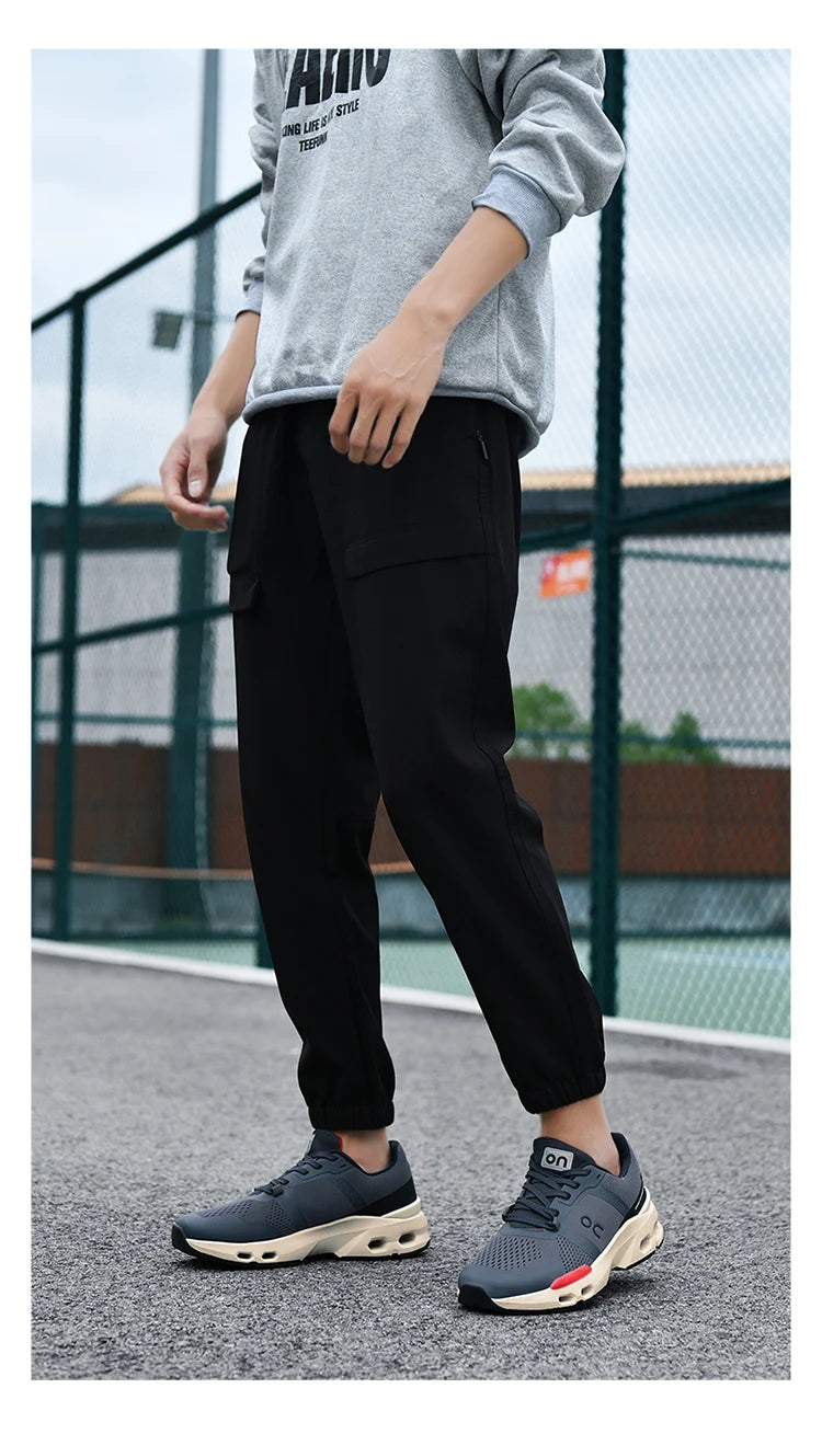 2026 Hot Sale Fitness Outdoor Walking Sports Shoes High Quality Walking Jogging Shoes Non-slip Trail Running Shoe Male Sneakers GONZALES ONLINE SHOP