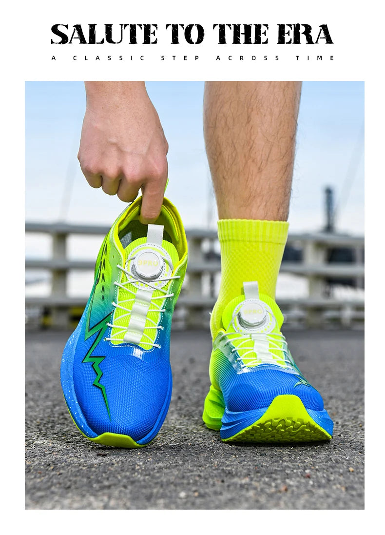 New Men's Running Shoes Breathable Outdoor Road Wear-Resistant Sport Sneakers Light Athletic Jogging Walking Shoes Fitness Shoes GONZALES ONLINE SHOP