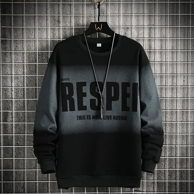 Autumn Spring 2023 Hoodies Sweatshirt For Men's Print Hip Hop Punk Pullover Streetwear Casual Fashion Clothes OverSize 5XL GONZALES ONLINE SHOP