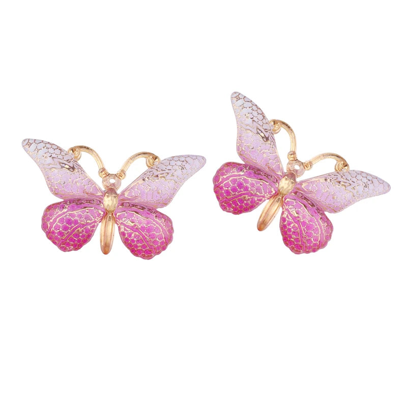 10PCS Butterfly Resin Charms Animal Drop Pendants Charms for Keychain Bracelet Jewelry Making Supplies Diy Hair Jewelry Flatback GONZALES ONLINE SHOP