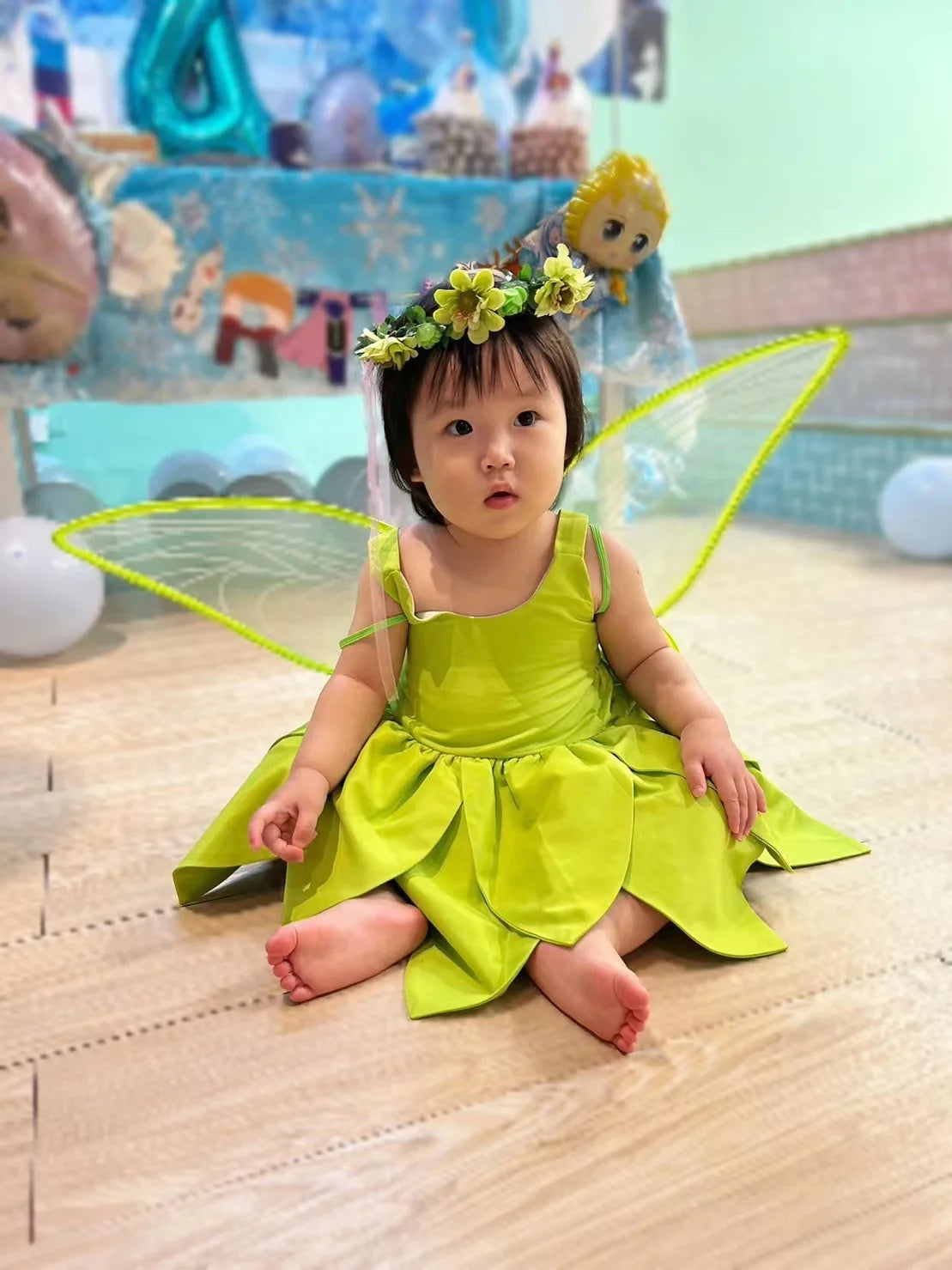 Baby Girl Tinker Bell Fairy Dress GONZALES ONLINE SHOP