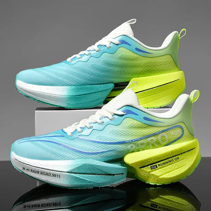 Men's Running Shoes Carbon Plate Racing Marathon Athletic Shoes Cushioned Comfortable Road Sneakers Teenage Training Shoes GONZALES ONLINE SHOP