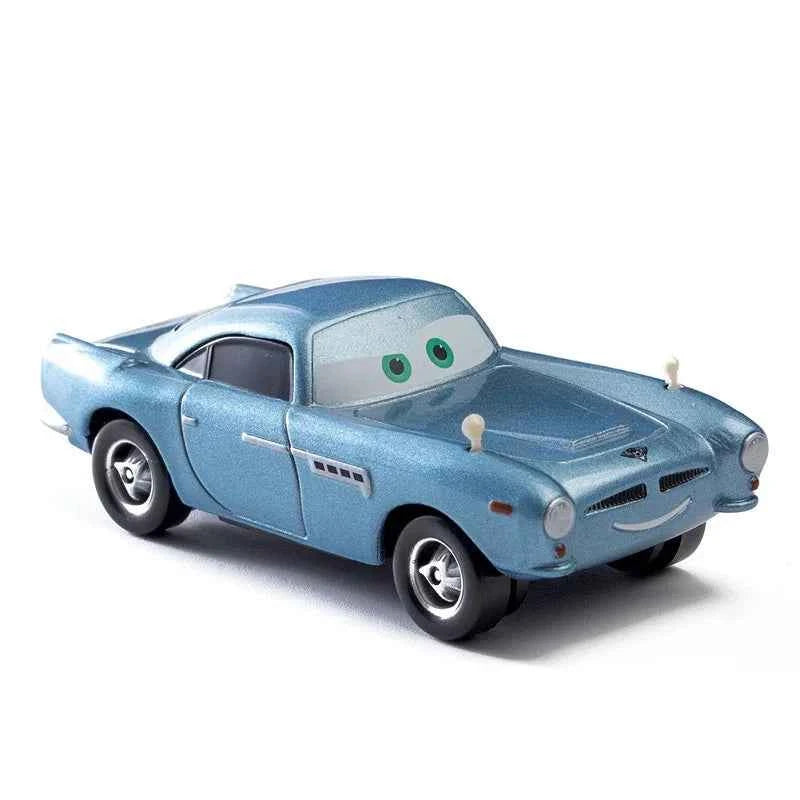 Cars Disney Pixar Cars Lightning McQueen Mater Jackson Storm The King Mater 1:55 Metal Alloy Car Toy Model Toys Children Gifts