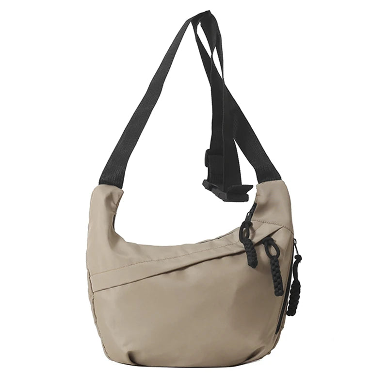 Neutral style tote bag with strap for carrying fitness items. New mini street-style handbag with shoulder strap. Lightweight and GONZALES ONLINE SHOP
