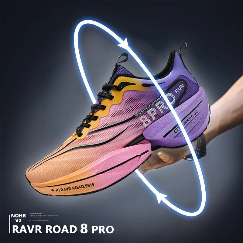 Men's Running Shoes Carbon Plate Racing Marathon Athletic Shoes Cushioned Comfortable Road Sneakers Teenage Training Shoes GONZALES ONLINE SHOP