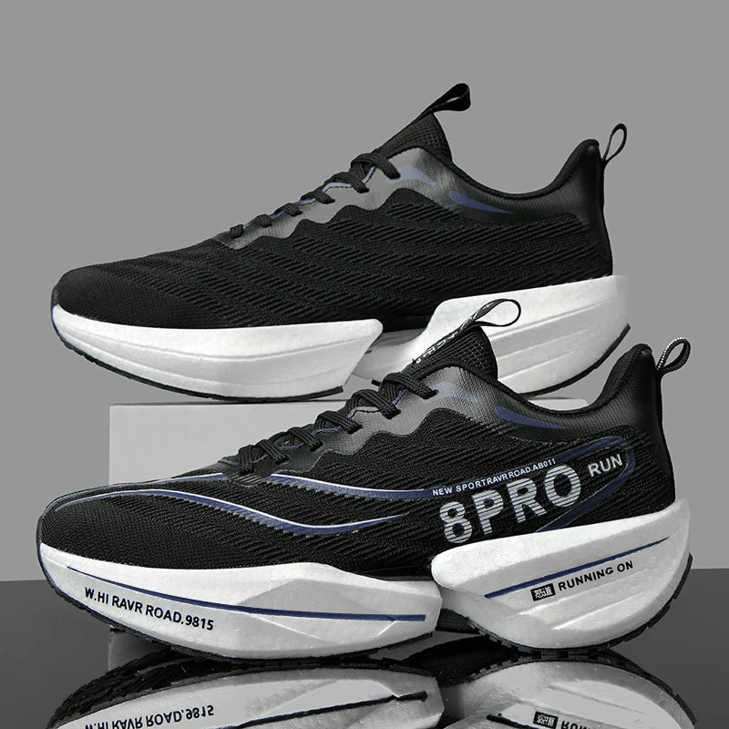 Men's Running Shoes Carbon Plate Racing Marathon Athletic Shoes Cushioned Comfortable Road Sneakers Teenage Training Shoes GONZALES ONLINE SHOP