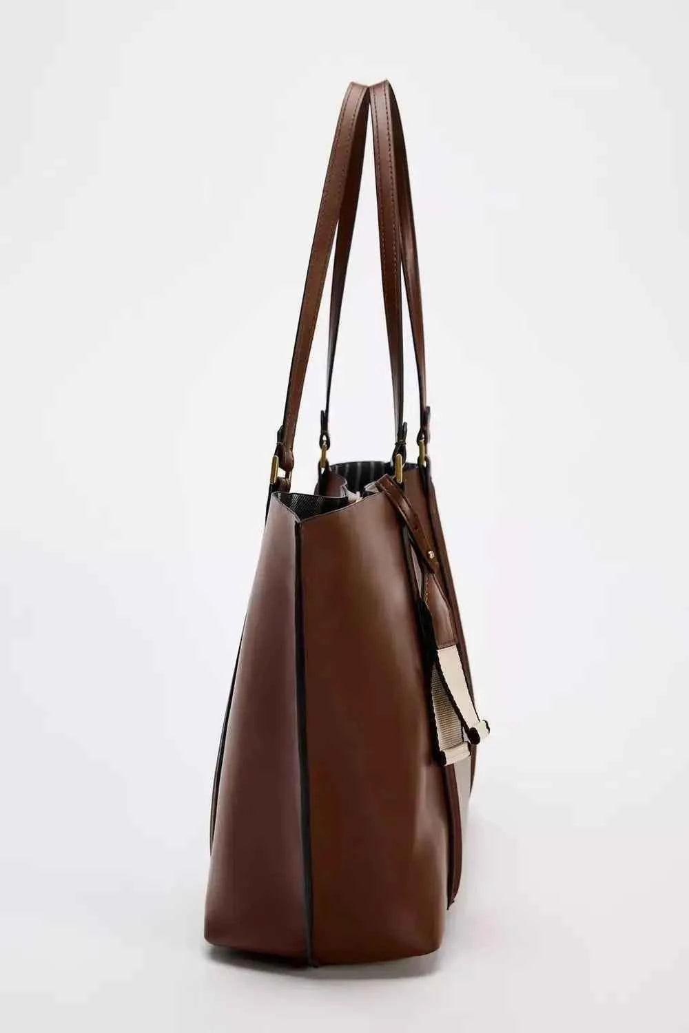 Fashion Minimalist Tote Bag Women Casual Leather Large Capacity Shoulder Bag Ladies High End Commute Shopping Underarm Bags 2025