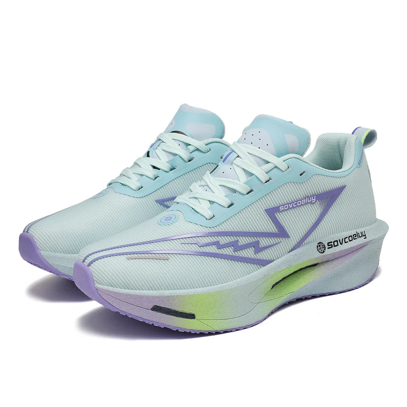 Running Shoes Carbon Board Speciality Marathon Men Sports Breathable Lightweight Women's Comfortable Athletic Nonskid Sneakers GONZALES ONLINE SHOP