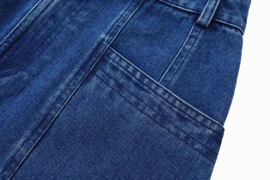 AS AW 2024 spring summer maxi denim skirt for woman clothing no any stretch (ship out in 24 hours)