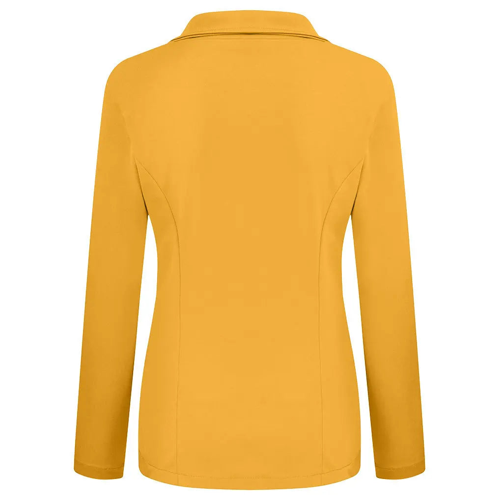 Women's Blazer 2024 Formal Blazer Women's Office Work Set Pocket Jacket Coat Loose women's wear GONZALES ONLINE SHOP