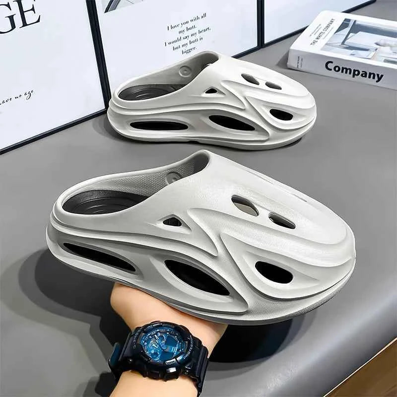 Men's Toe-Toe Slippers for Summer, New Style Non-Slip, Wear-Resistant, Thick-Soled Beach Sports Sandals