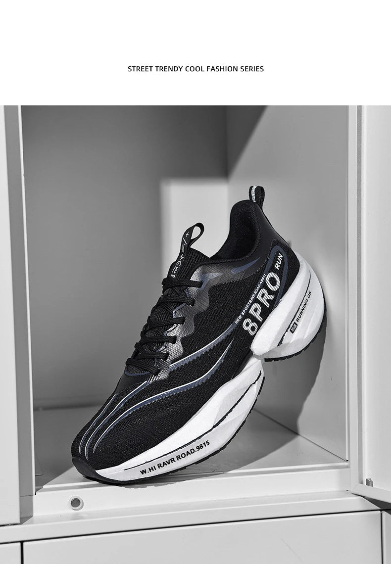 Men's Running Shoes Carbon Plate Racing Marathon Athletic Shoes Cushioned Comfortable Road Sneakers Teenage Training Shoes GONZALES ONLINE SHOP