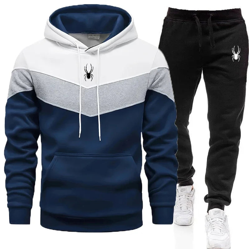 Men's Clothing Casual Sweatshirt Suit Sweatshirts for Men Daily Tricolor Hoodies Hot High Quality 2024 Sports Tracksuit Jogging GONZALES ONLINE SHOP