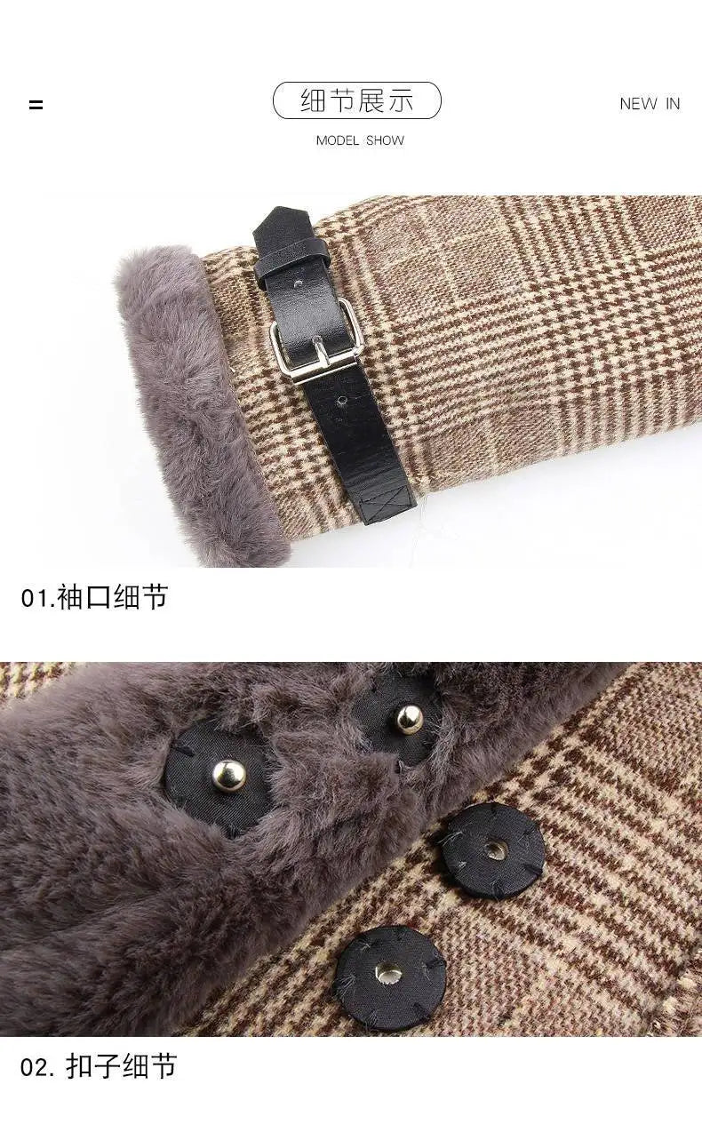 Coat Loose Women Woolen s Elegant Female Korean Chic Casual Long Fashion Warm Overcoat GONZALES ONLINE SHOP
